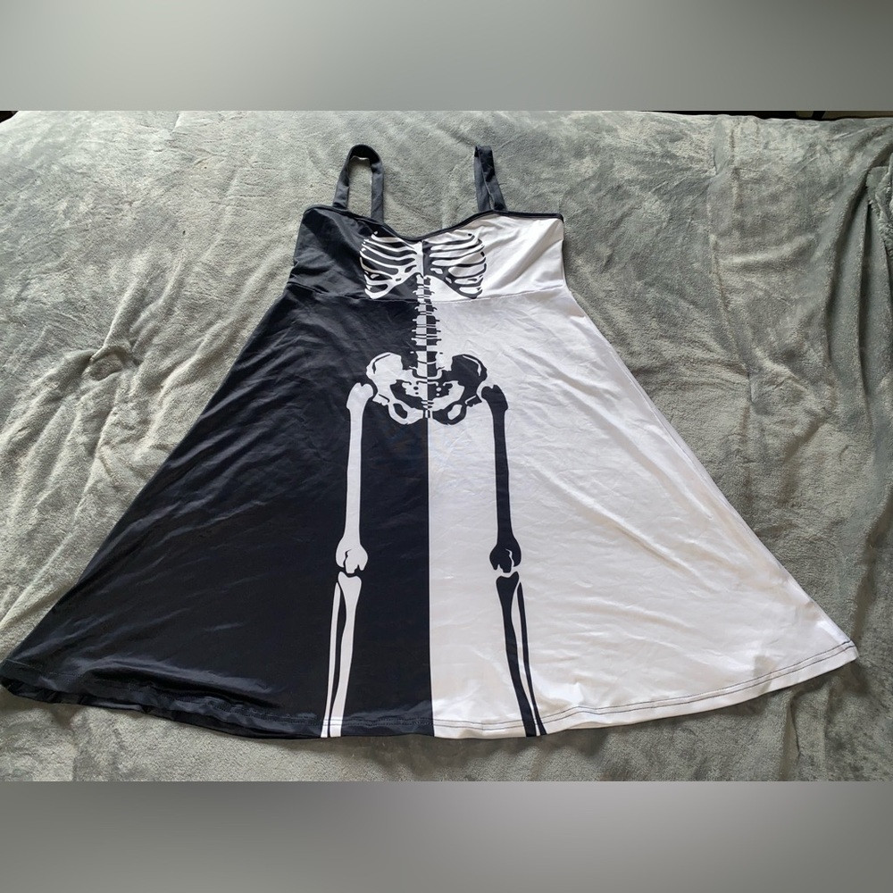 Black and White X-ray Dress